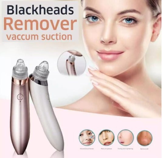 Rechargeable Blackhead Remover Vacuum Pore Cleaner & Acne Suction Device