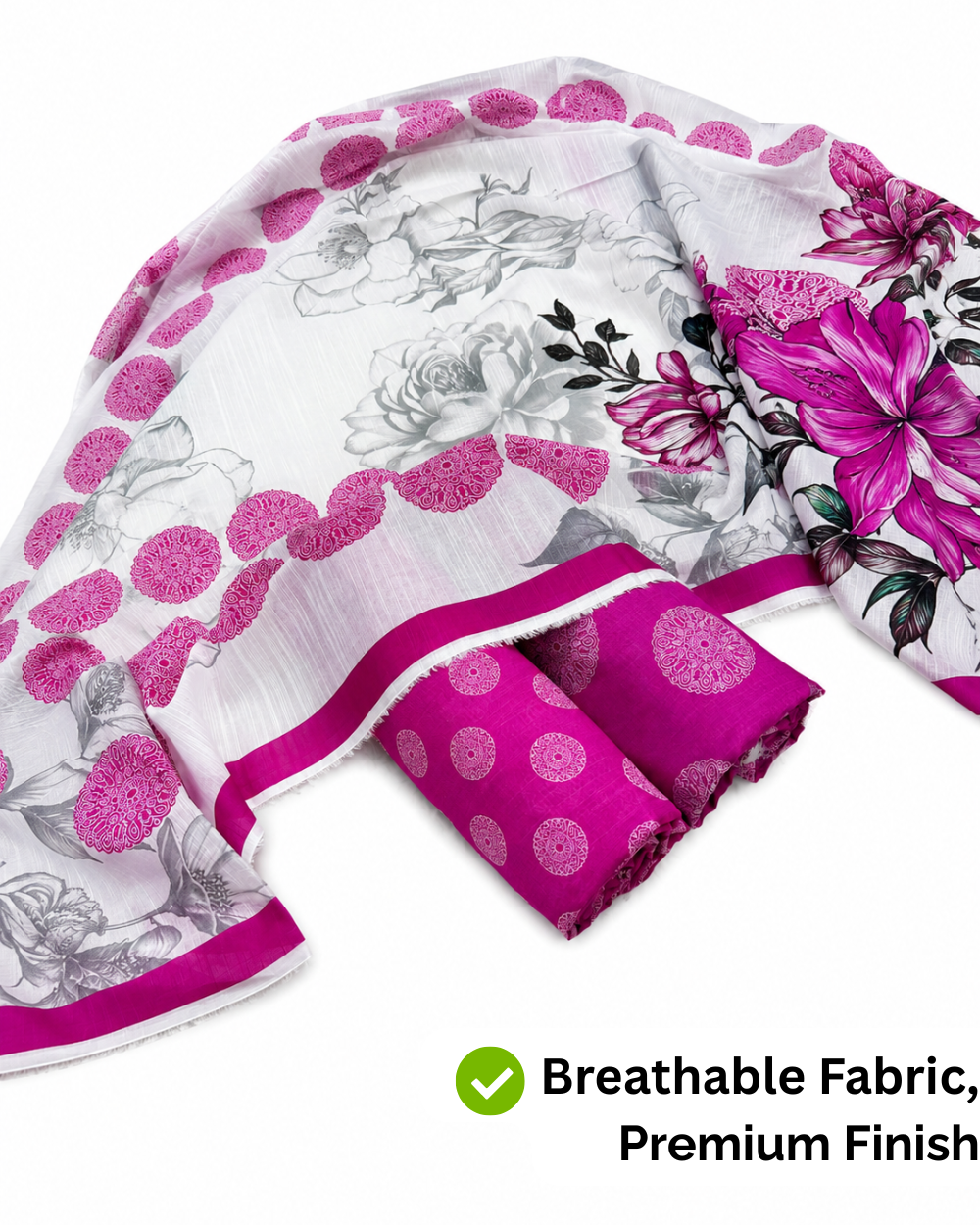 Original 3-Piece Unstitched Printed Lawn Suit