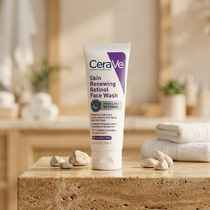 CeraVe Retinol Face Wash – Anti-Aging Cleanser with Ceramides (100ml)