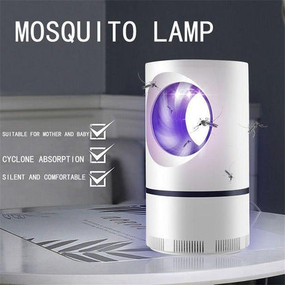 USB Electric Mosquito Trap Lamp with Suction Fan. Safe & Child-Friendly
