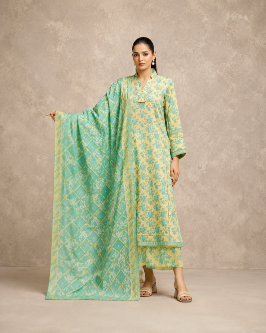 Eden Robe Premium 3-Piece Digital Printed Lawn Suit
