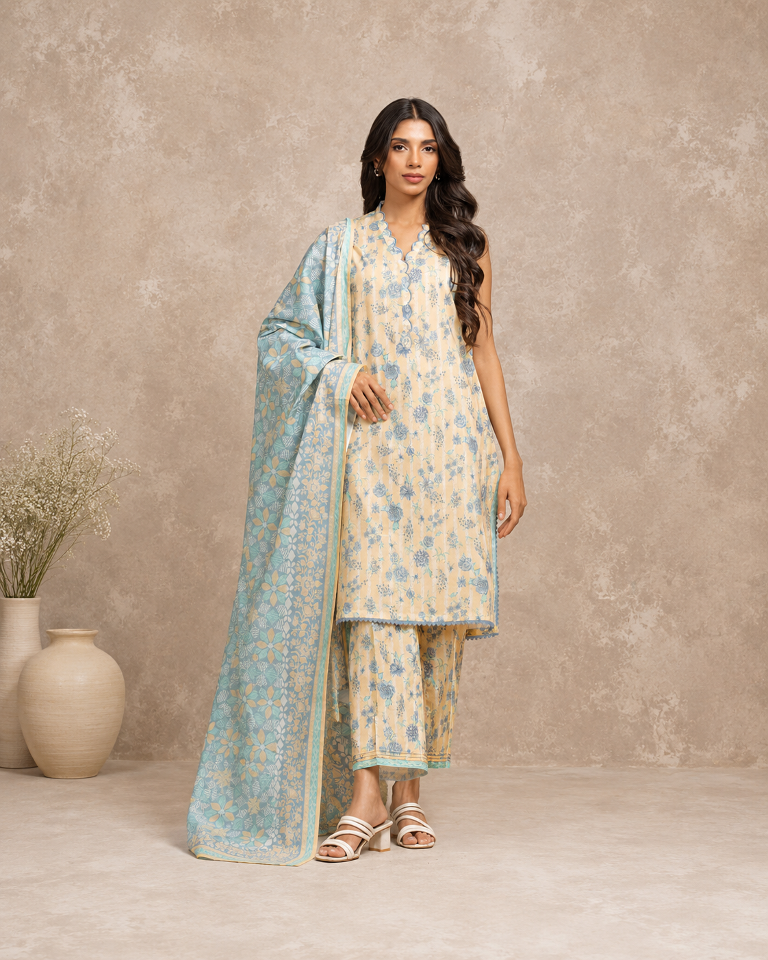 Eden Robe Premium 3-Piece Digital Printed Lawn Suit