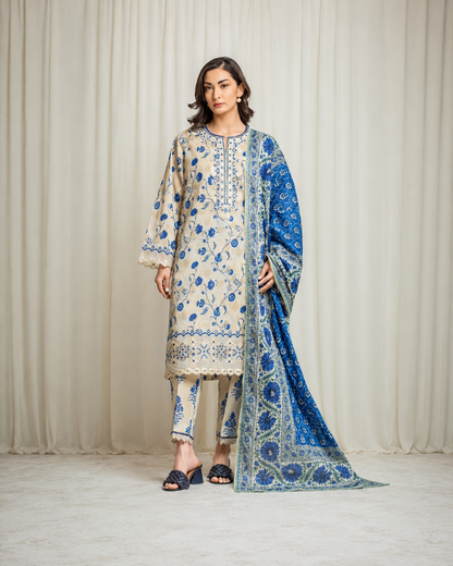 Eden Robe Premium 3-Piece Digital Printed Lawn Suit